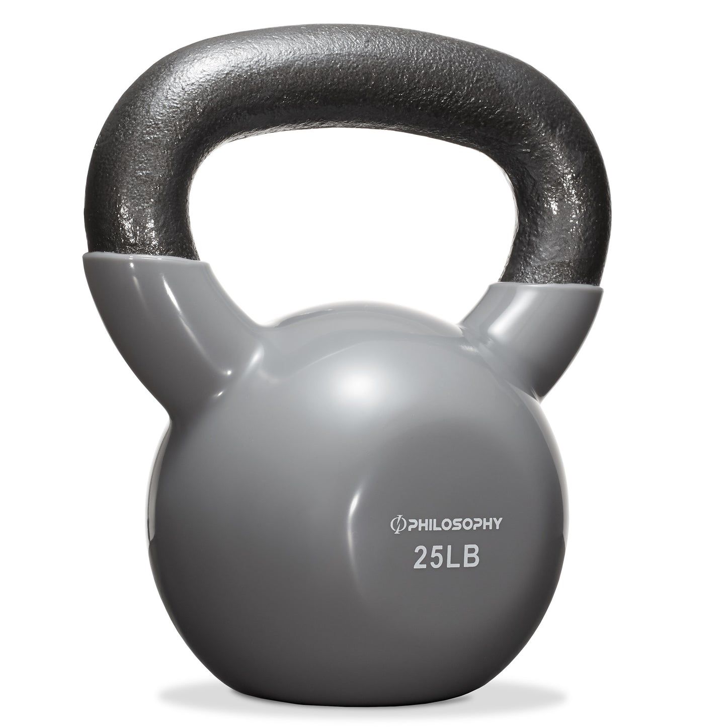 Vinyl Coated Cast Iron Kettlebell, 5 Lbs to 50 Pound Weights