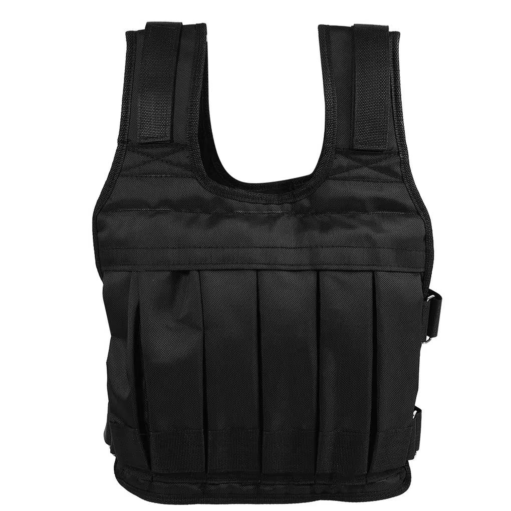50Kg Fitness Sports Weighted Vest Adjustable Workout Exercise Training Weight Bearing Clothes Strength Physical Training