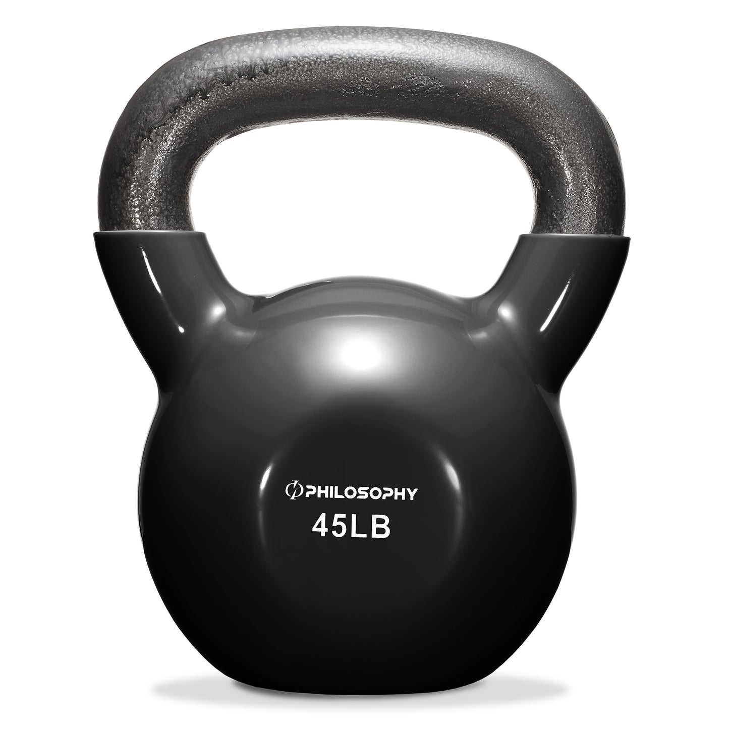 Vinyl Coated Cast Iron Kettlebell, 5 Lbs to 50 Pound Weights