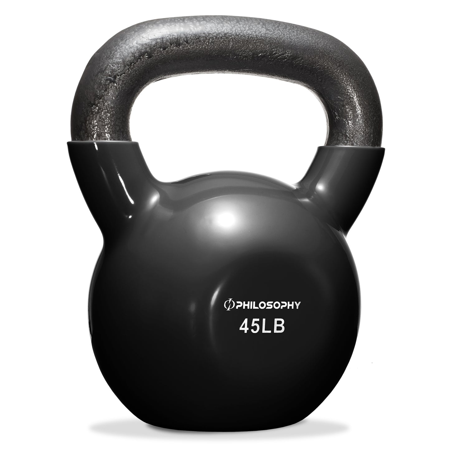 Vinyl Coated Cast Iron Kettlebell, 5 Lbs to 50 Pound Weights
