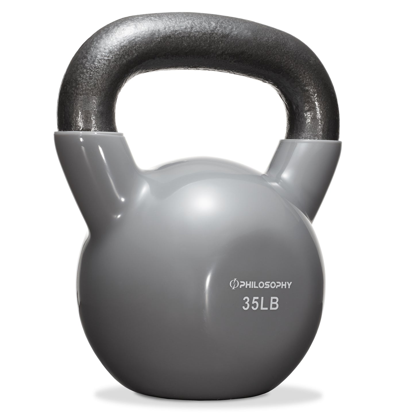 Vinyl Coated Cast Iron Kettlebell, 5 Lbs to 50 Pound Weights