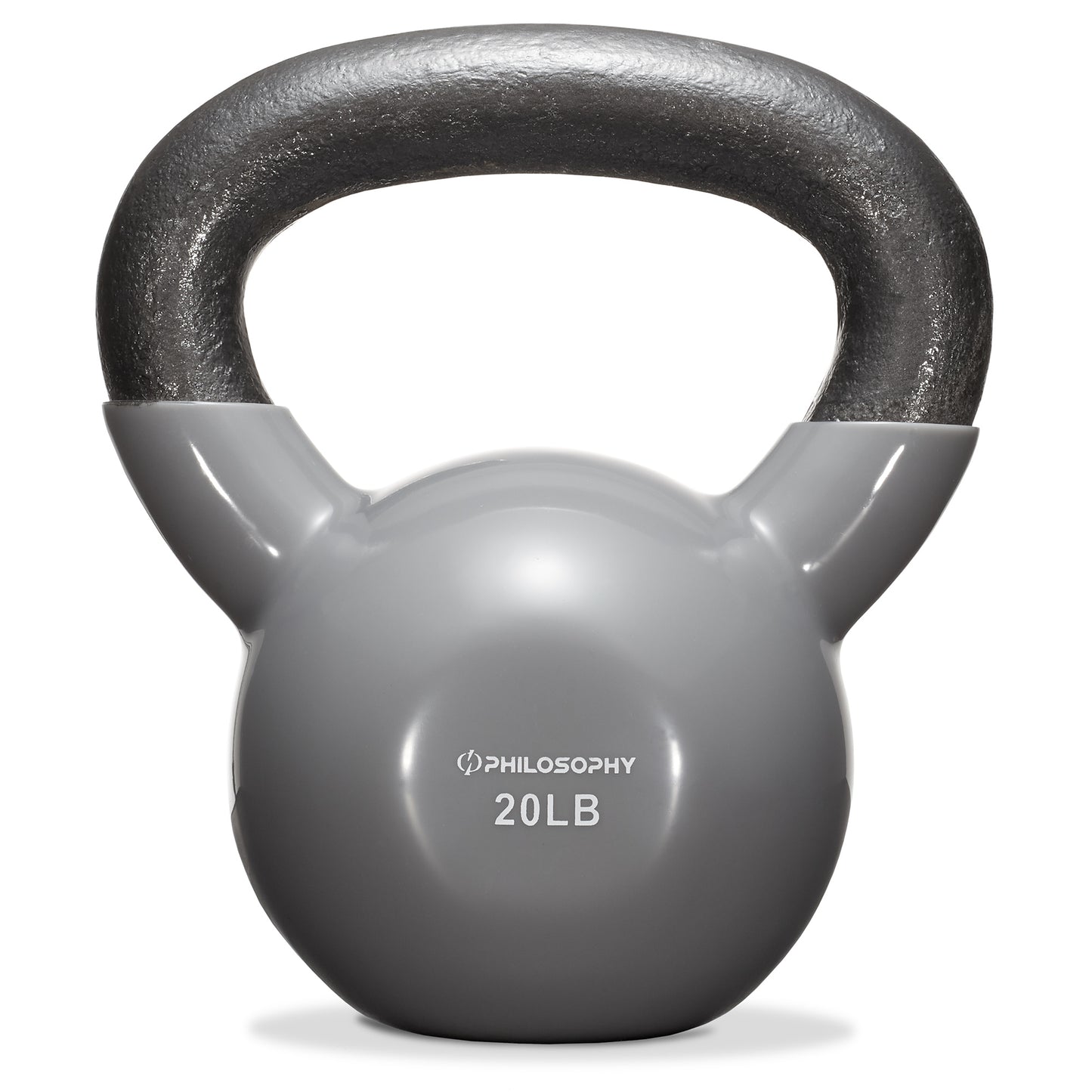 Vinyl Coated Cast Iron Kettlebell, 5 Lbs to 50 Pound Weights