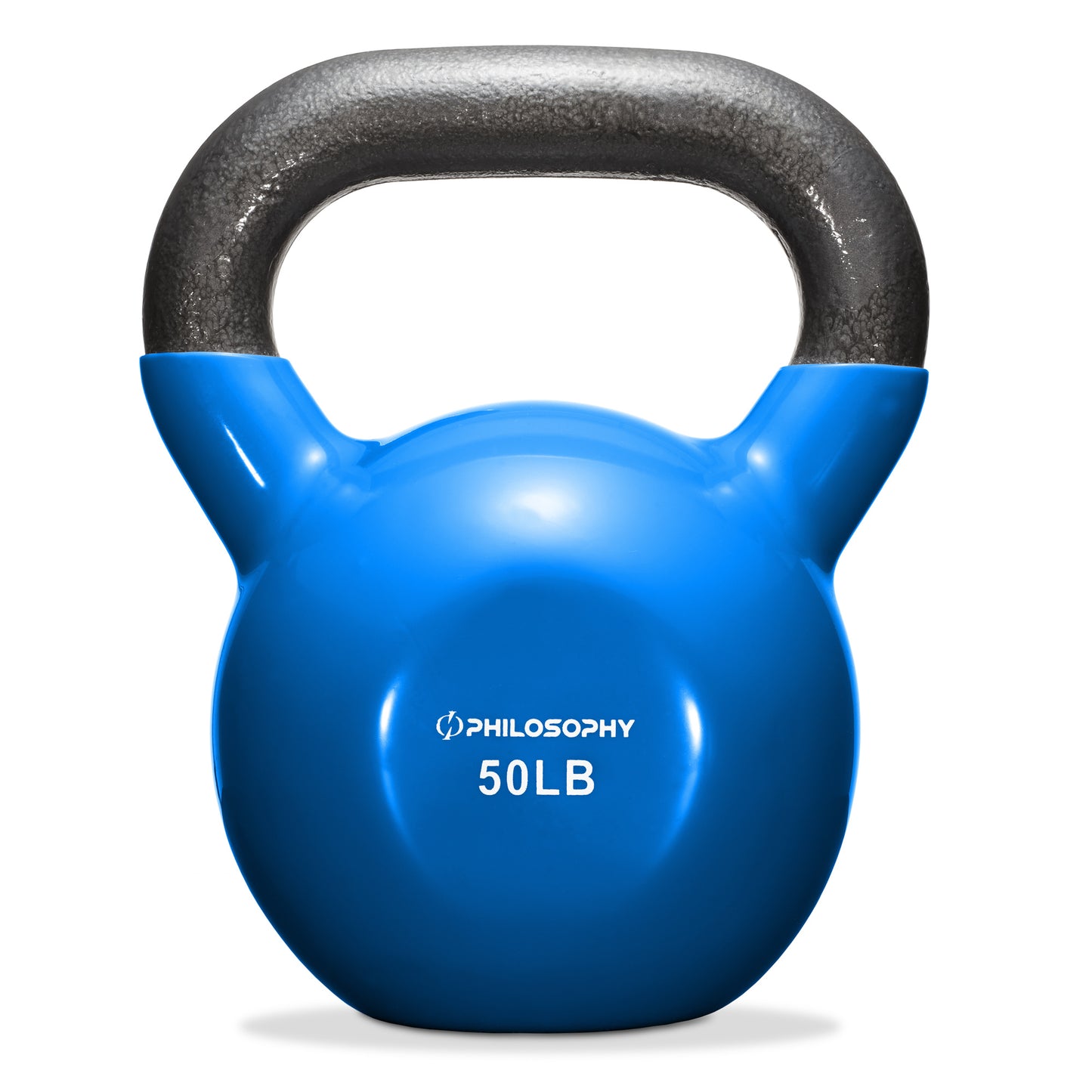 Vinyl Coated Cast Iron Kettlebell, 5 Lbs to 50 Pound Weights