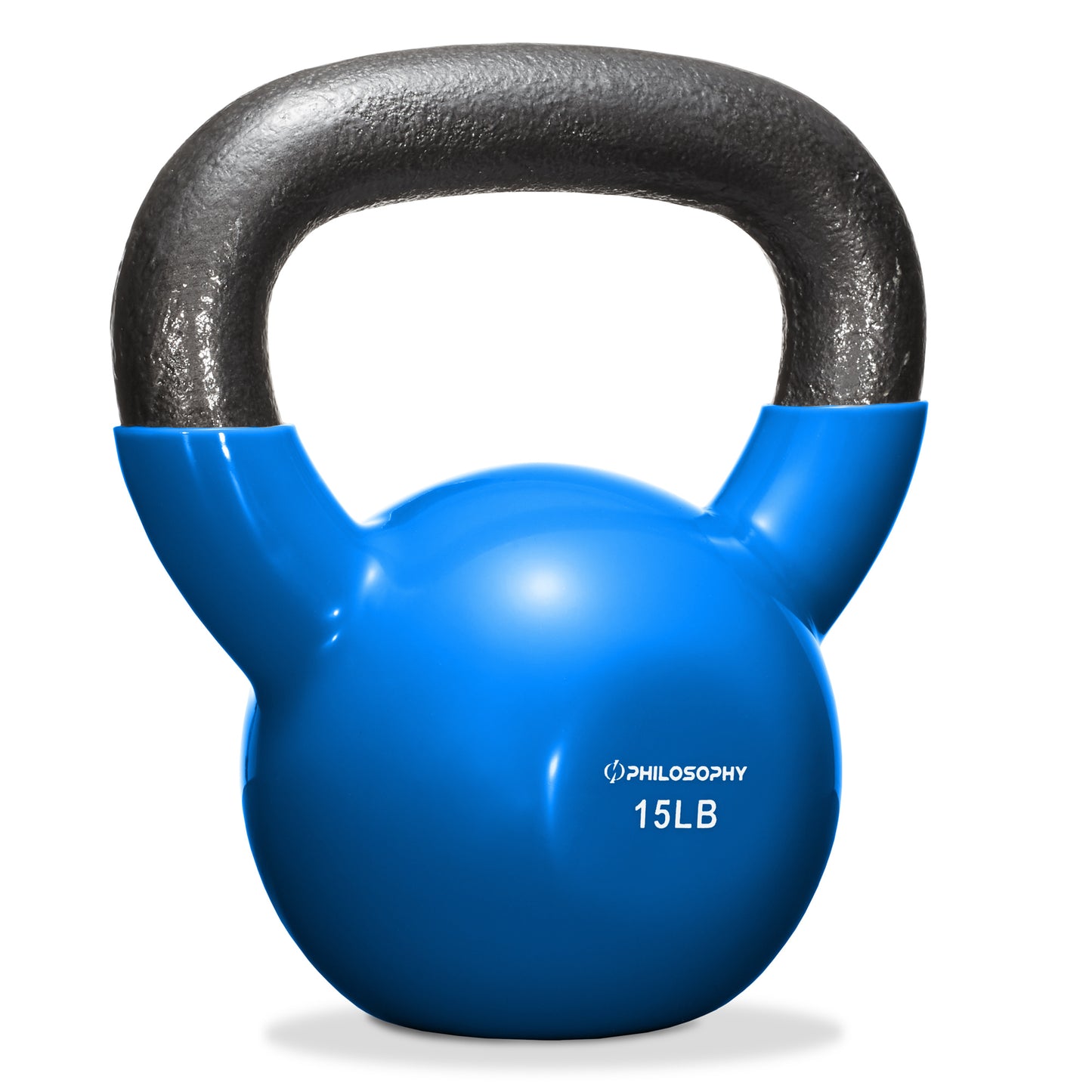 Vinyl Coated Cast Iron Kettlebell, 5 Lbs to 50 Pound Weights