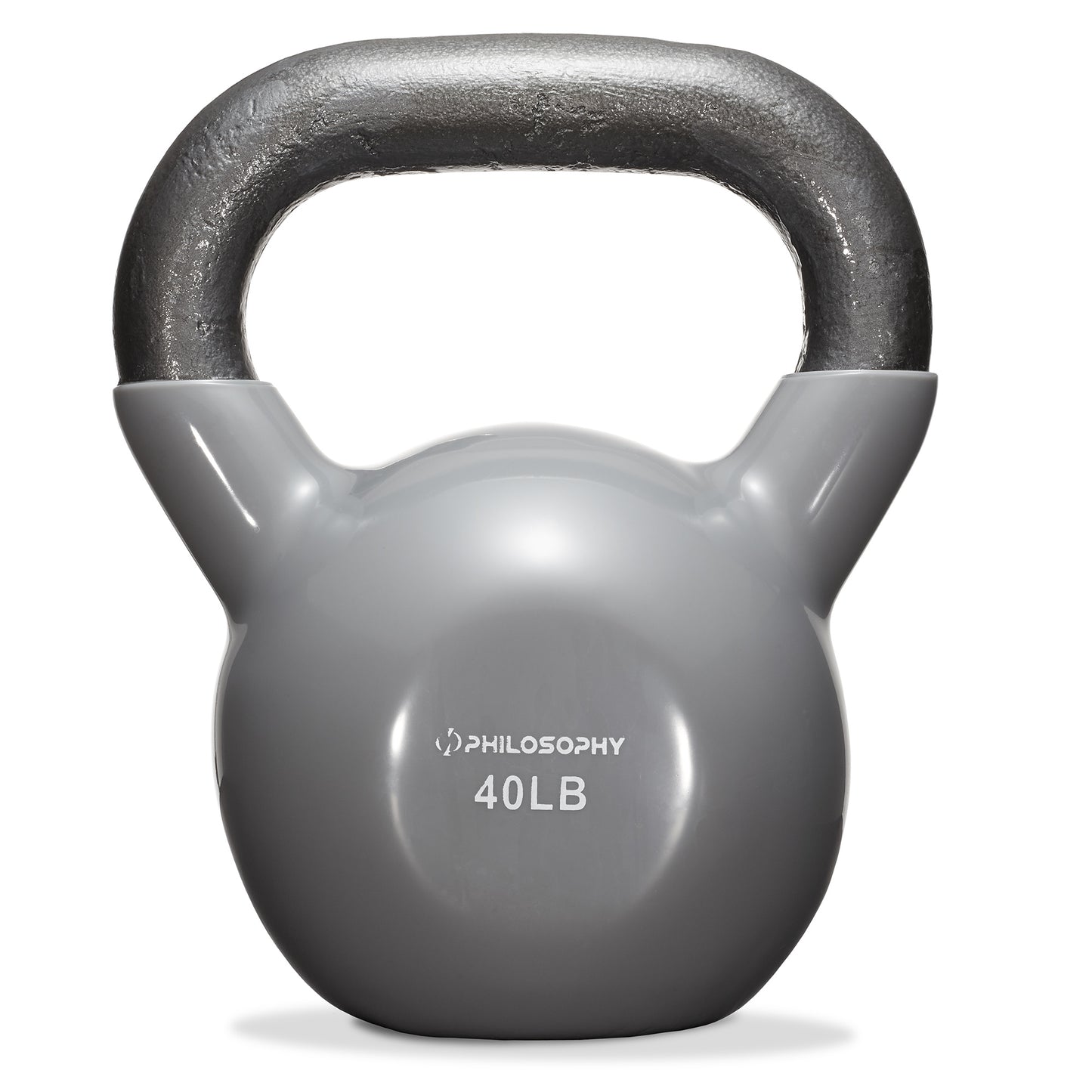 Vinyl Coated Cast Iron Kettlebell, 5 Lbs to 50 Pound Weights