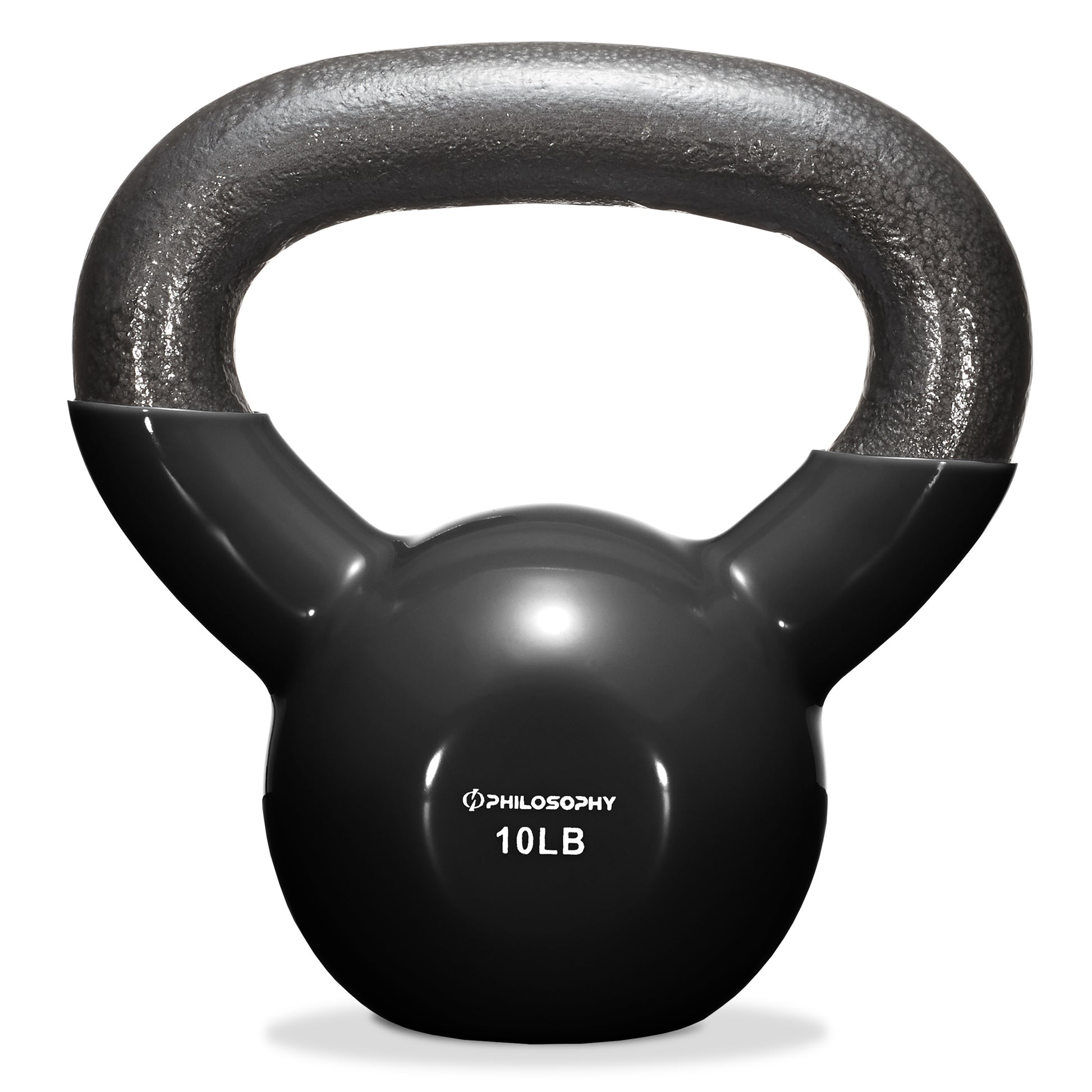 Vinyl Coated Cast Iron Kettlebell, 5 Lbs to 50 Pound Weights