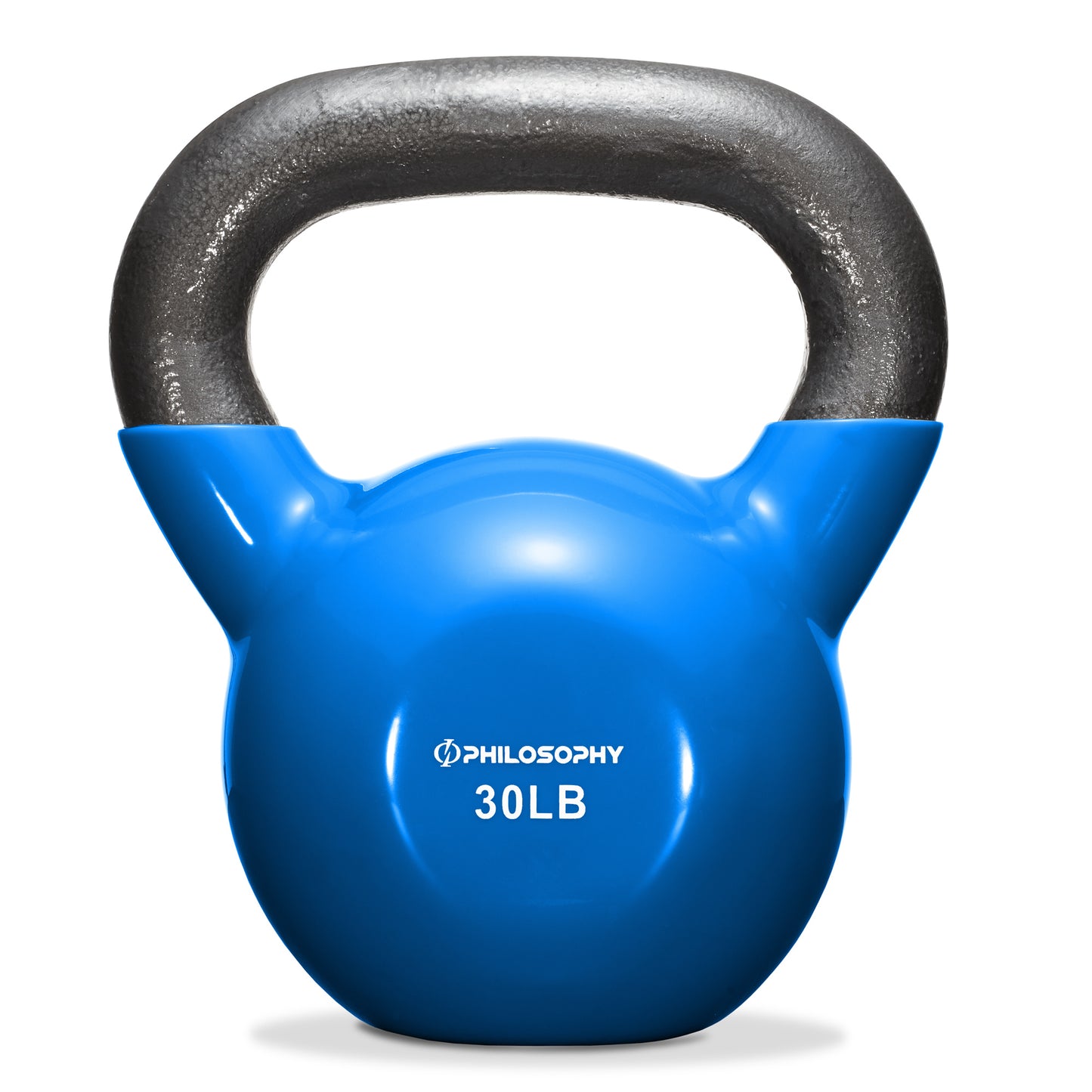 Vinyl Coated Cast Iron Kettlebell, 5 Lbs to 50 Pound Weights