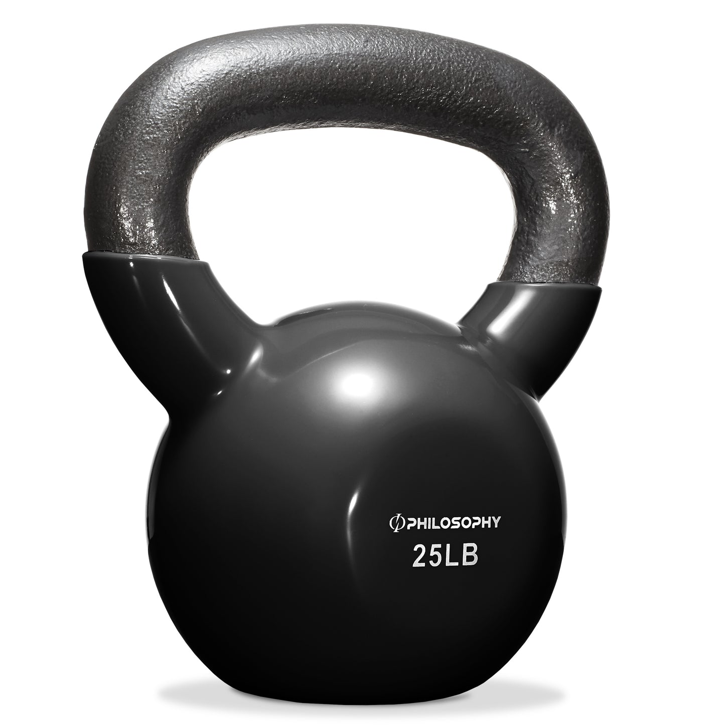 Vinyl Coated Cast Iron Kettlebell, 5 Lbs to 50 Pound Weights