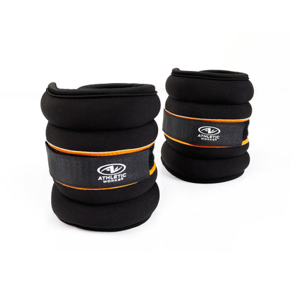 (2 Pack)  5Lb Pair Ankle & Wrist Weights (2Pcs, Each One Is 2.5LBS), Adjustable Strap