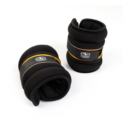 (2 Pack)  5Lb Pair Ankle & Wrist Weights (2Pcs, Each One Is 2.5LBS), Adjustable Strap