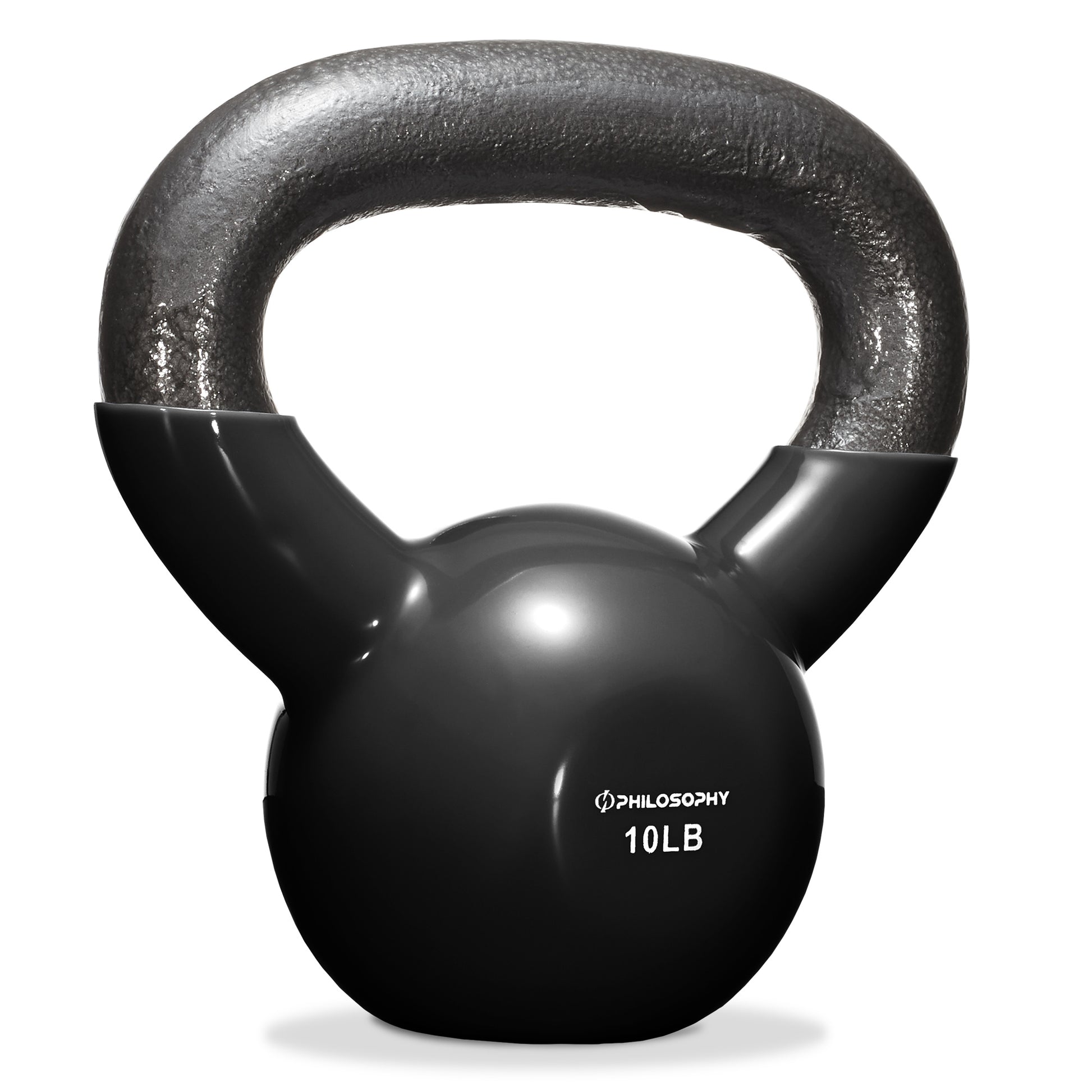 Vinyl Coated Cast Iron Kettlebell, 5 Lbs to 50 Pound Weights