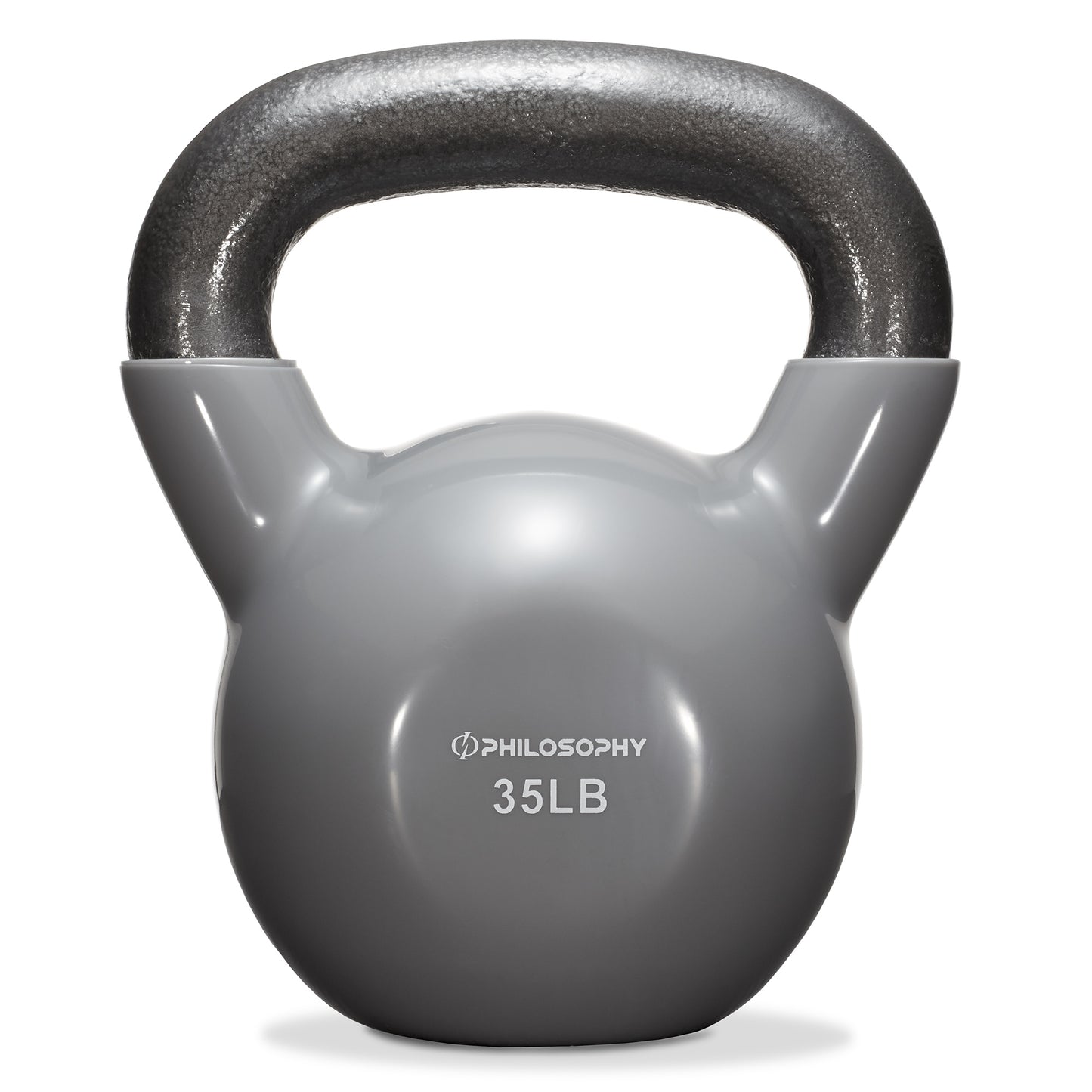 Vinyl Coated Cast Iron Kettlebell, 5 Lbs to 50 Pound Weights
