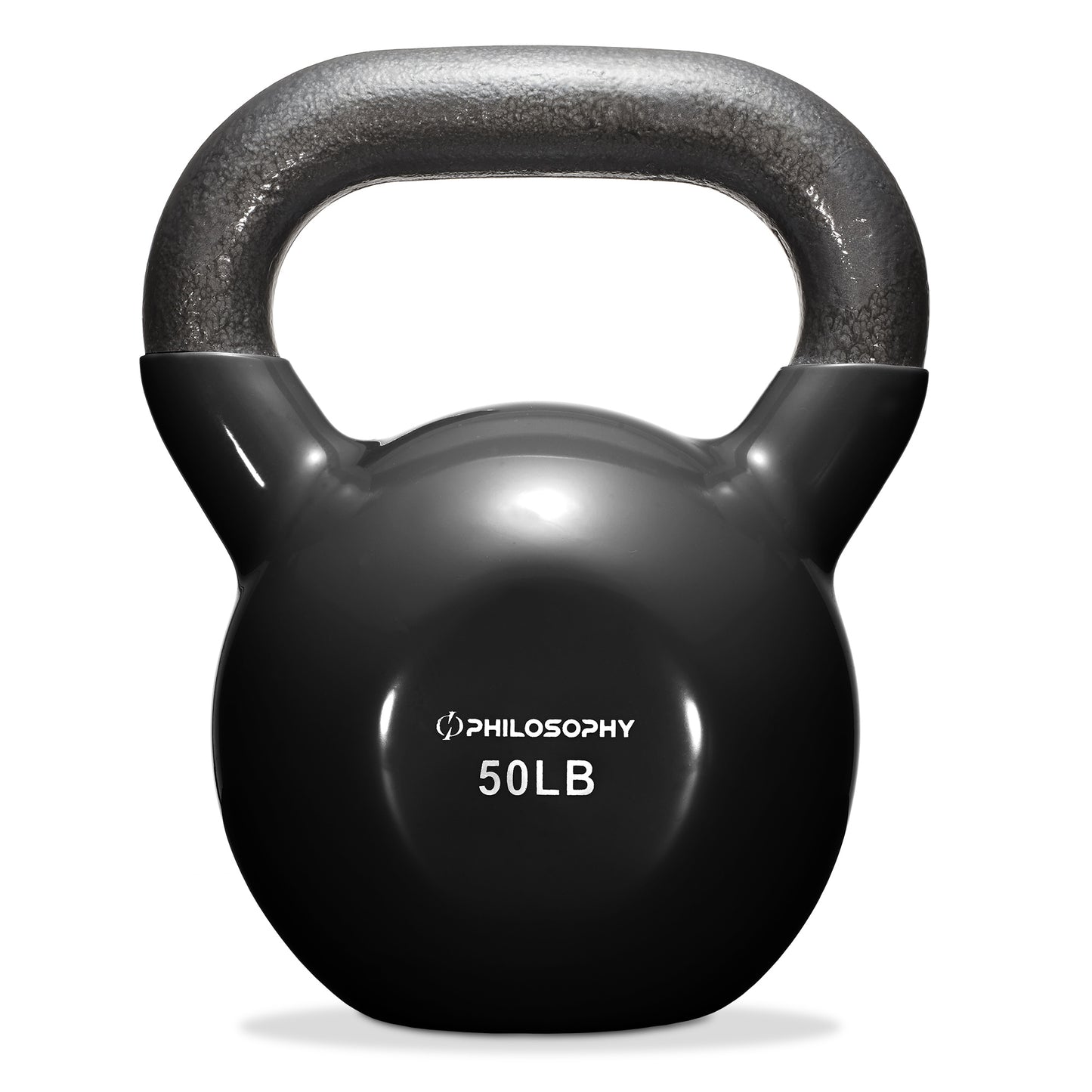 Vinyl Coated Cast Iron Kettlebell, 5 Lbs to 50 Pound Weights
