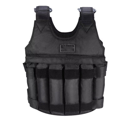 50Kg Fitness Sports Weighted Vest Adjustable Workout Exercise Training Weight Bearing Clothes Strength Physical Training