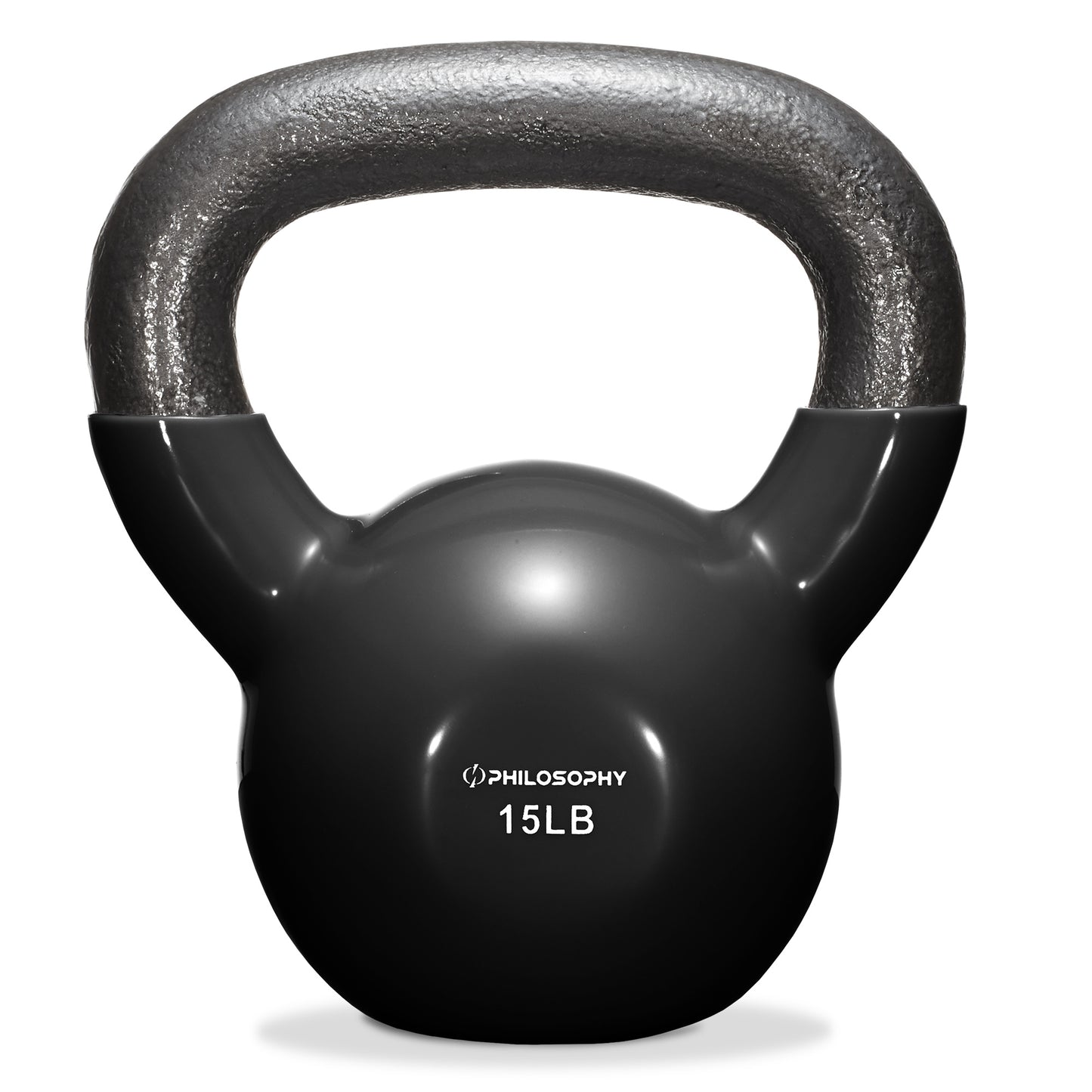 Vinyl Coated Cast Iron Kettlebell, 5 Lbs to 50 Pound Weights