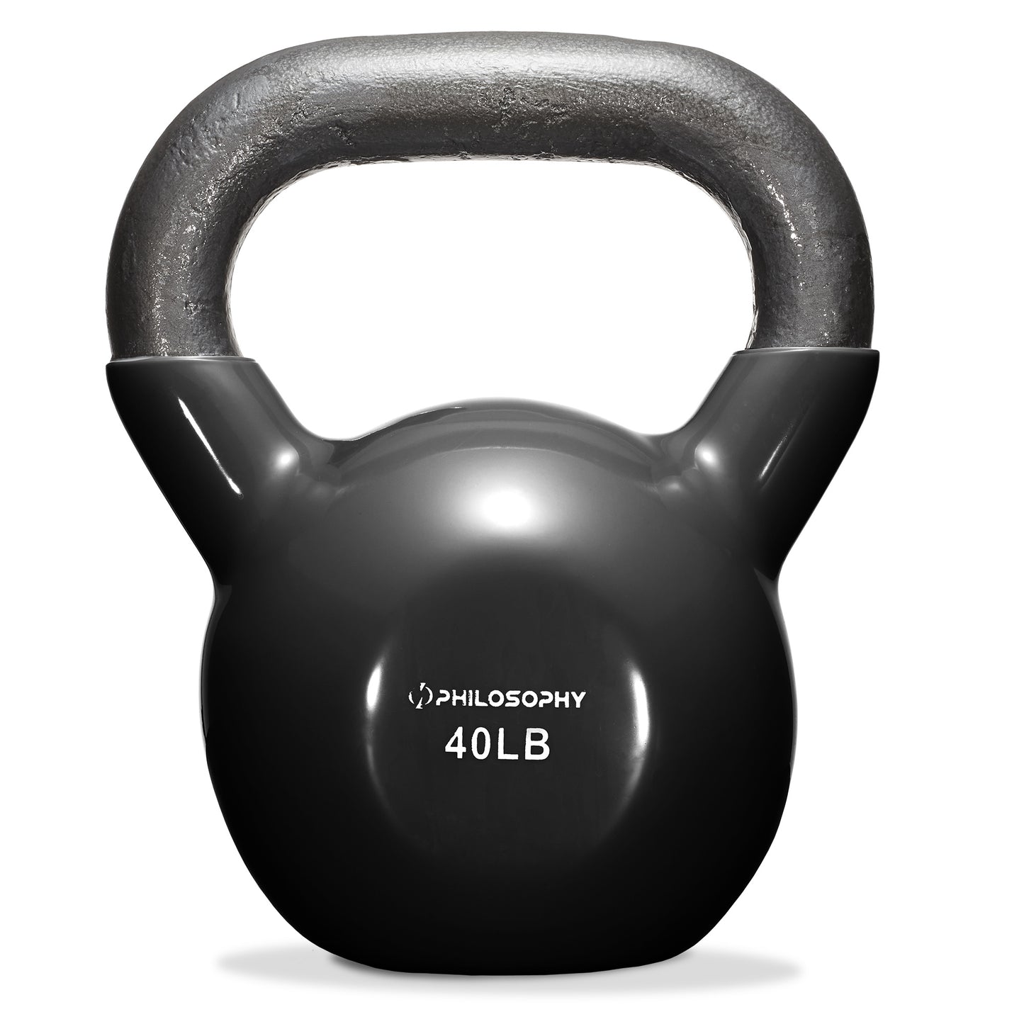 Vinyl Coated Cast Iron Kettlebell, 5 Lbs to 50 Pound Weights