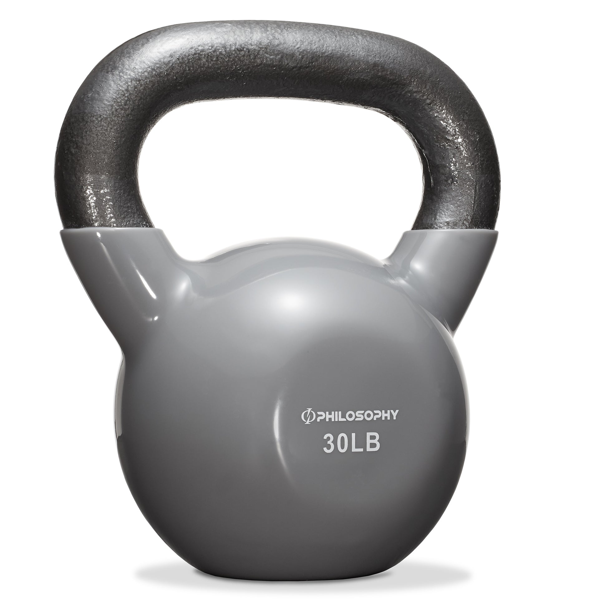 Vinyl Coated Cast Iron Kettlebell, 5 Lbs to 50 Pound Weights