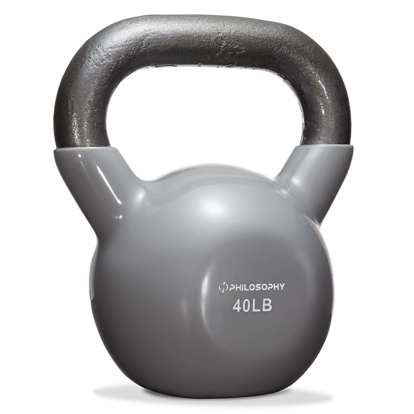 Vinyl Coated Cast Iron Kettlebell, 5 Lbs to 50 Pound Weights