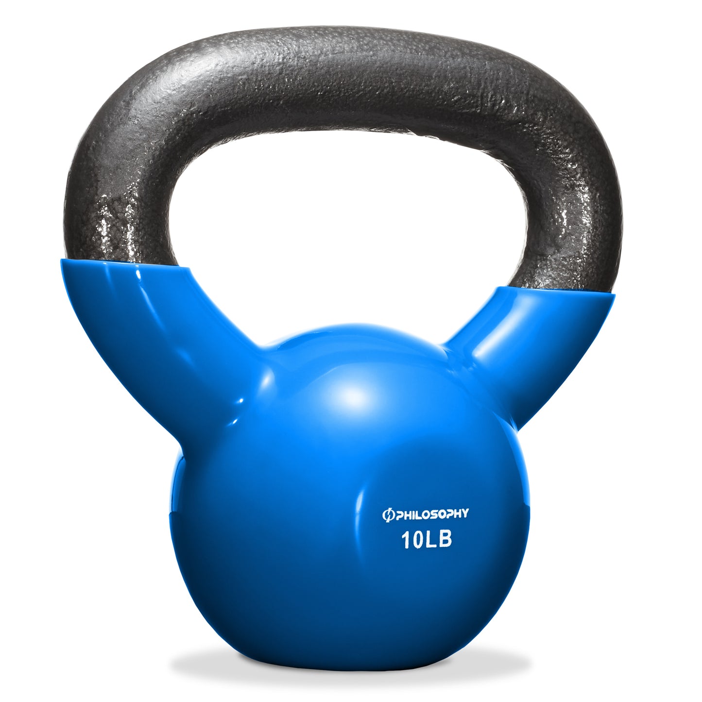 Vinyl Coated Cast Iron Kettlebell, 5 Lbs to 50 Pound Weights