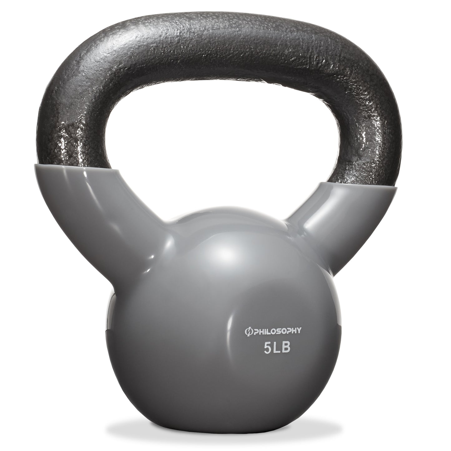 Vinyl Coated Cast Iron Kettlebell, 5 Lbs to 50 Pound Weights