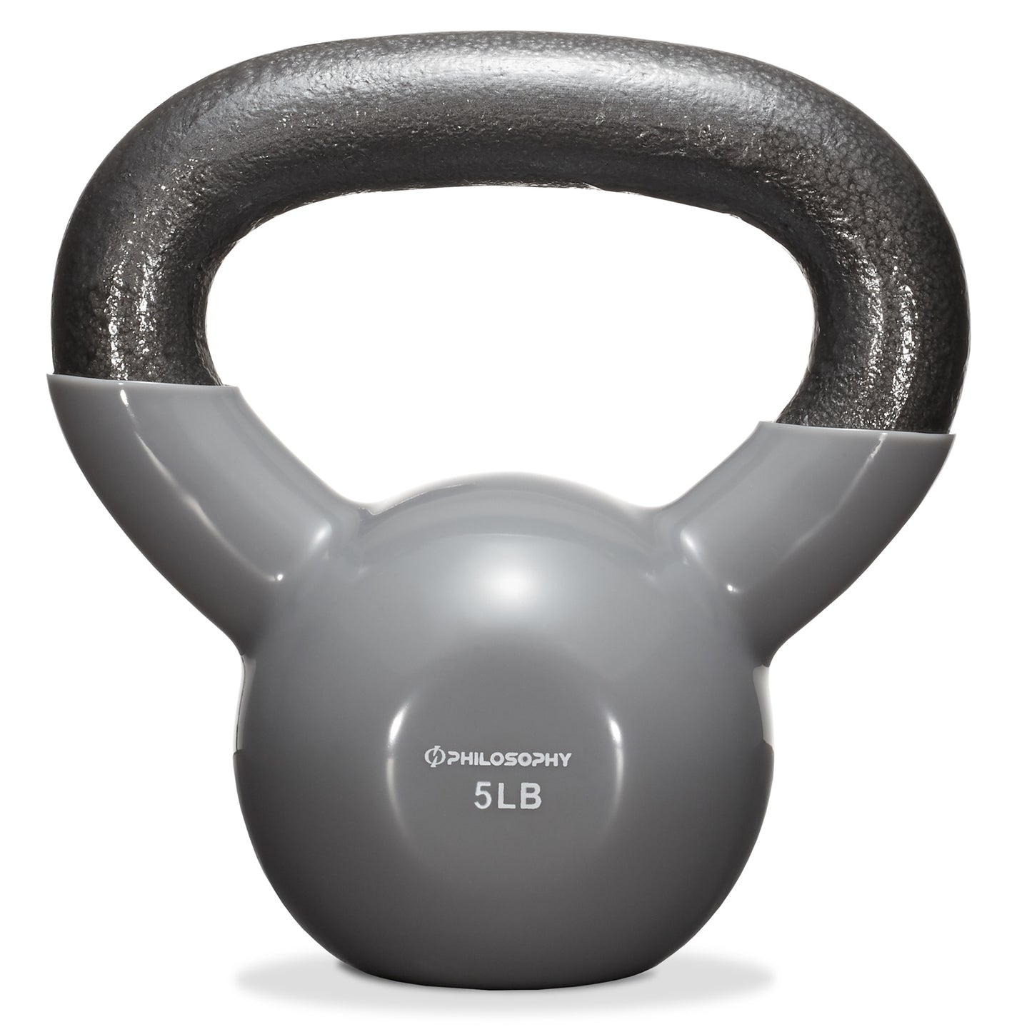 Vinyl Coated Cast Iron Kettlebell, 5 Lbs to 50 Pound Weights