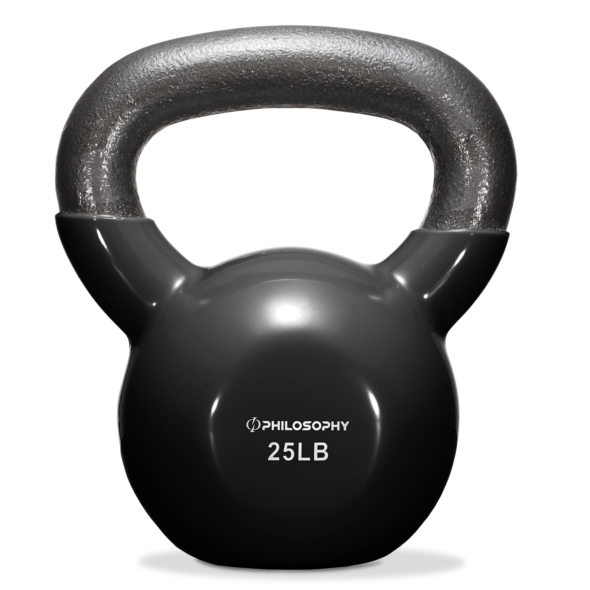 Vinyl Coated Cast Iron Kettlebell, 5 Lbs to 50 Pound Weights