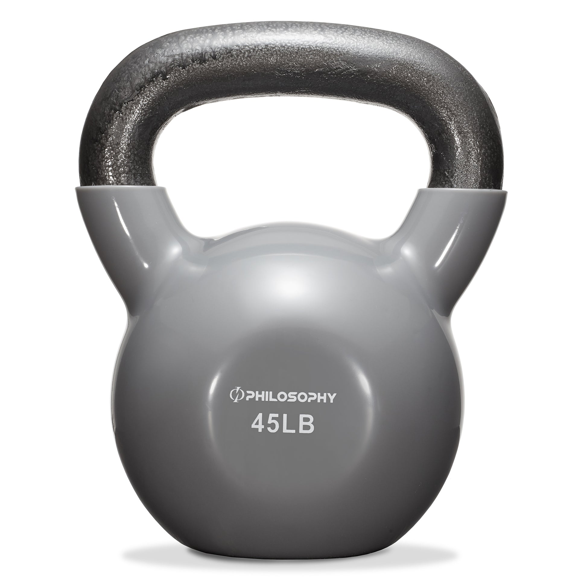 Vinyl Coated Cast Iron Kettlebell, 5 Lbs to 50 Pound Weights
