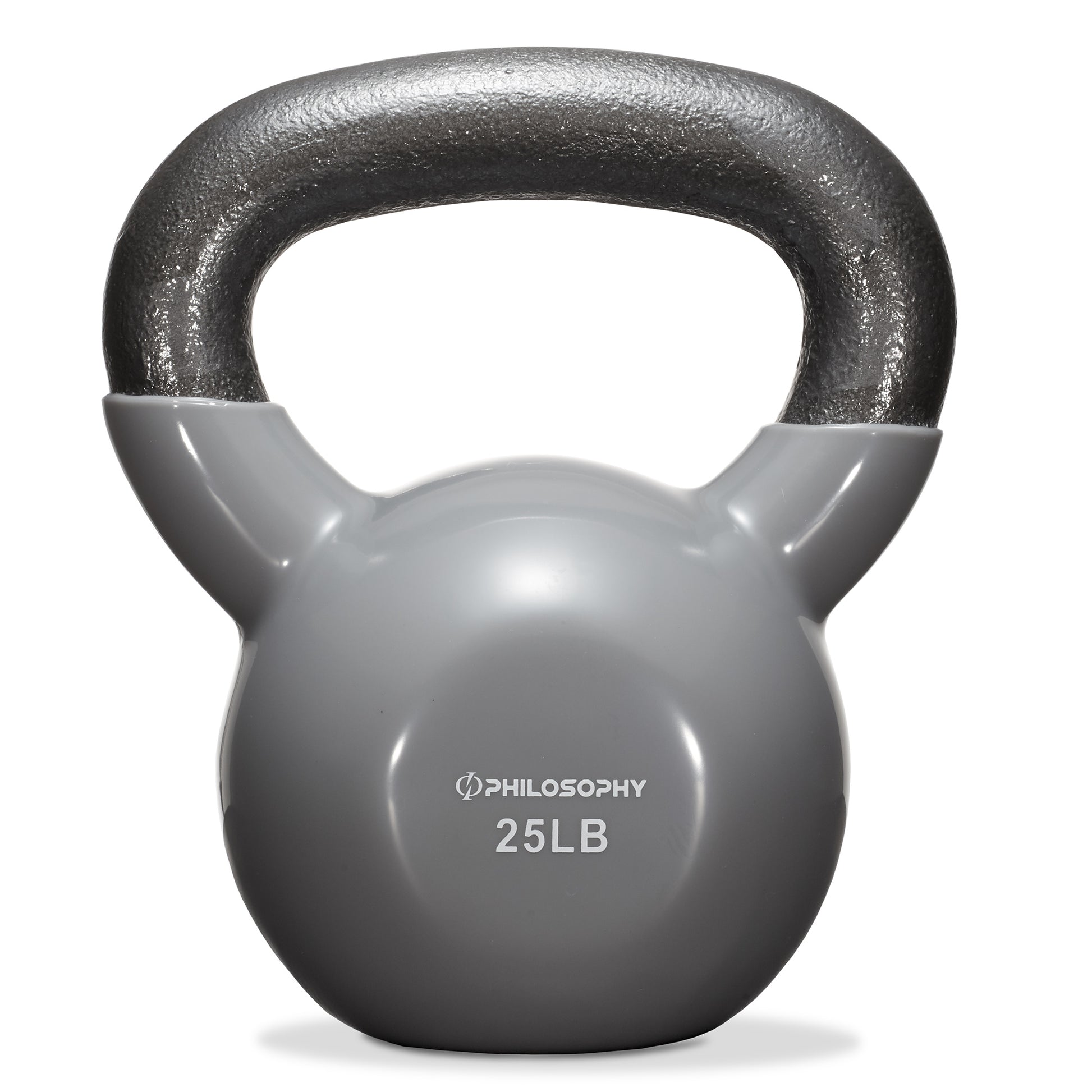 Vinyl Coated Cast Iron Kettlebell, 5 Lbs to 50 Pound Weights